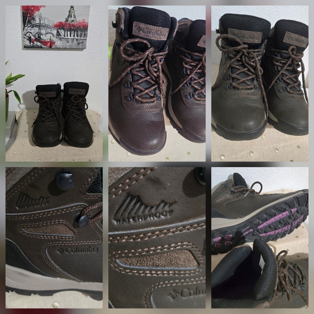 Columbia Women’s Newton Ridge BL3783-231 OmniGrip Waterproof Hiking Boot Sz-9
